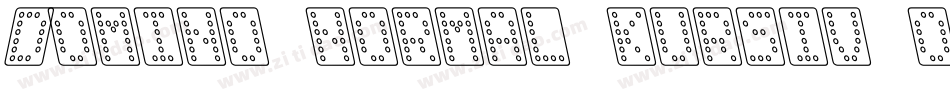 Domino normal kursiv omrids字体转换